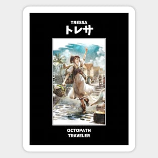 Tressa Octopath Traveler Magnet